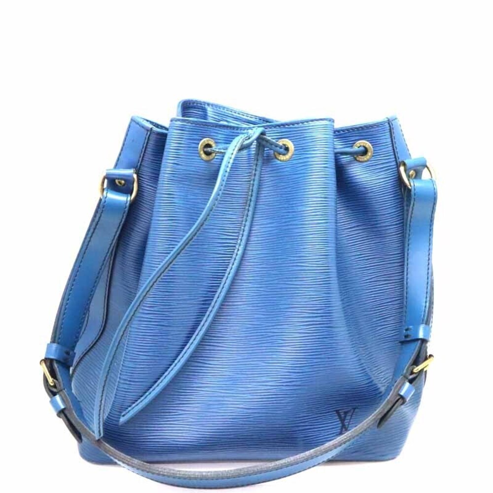 Louis Vuitton Noe Epi Leather Shoulder Bag Blue